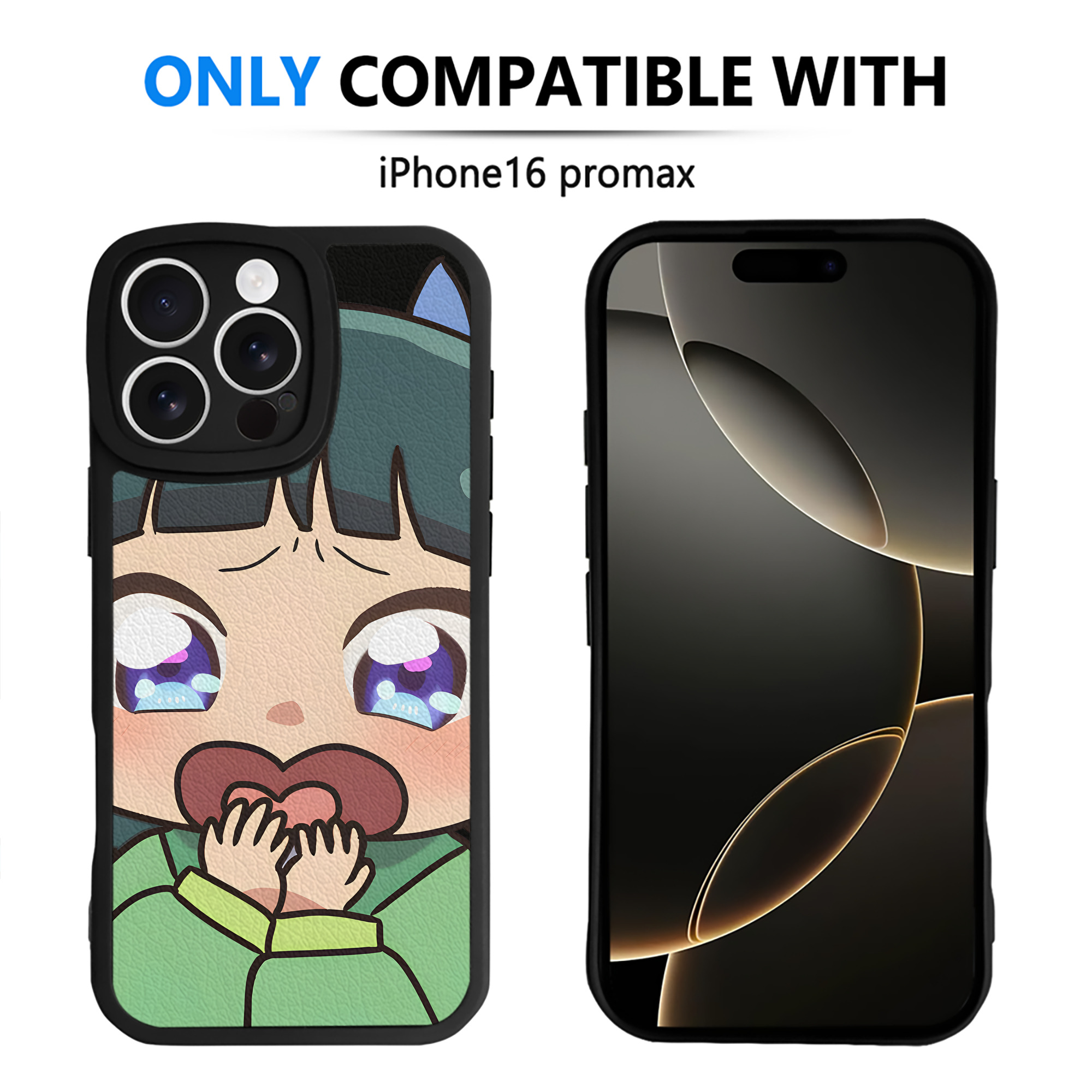 （画像用） 薬屋のひとりごと The Apothecary Diaries 【iPhone 16シリーズ対応】シリコンスマホケース（レザー調） 材質：シリコン